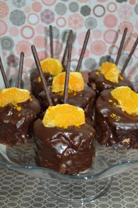 Bizcolate de Naranja y Miel con cobertura de chocolate