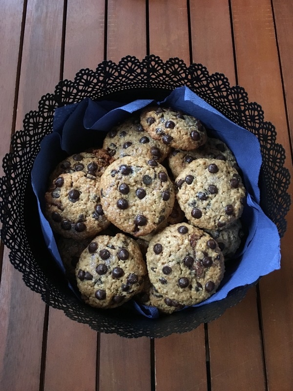 Cookies de Avena con Chocolate y Coco