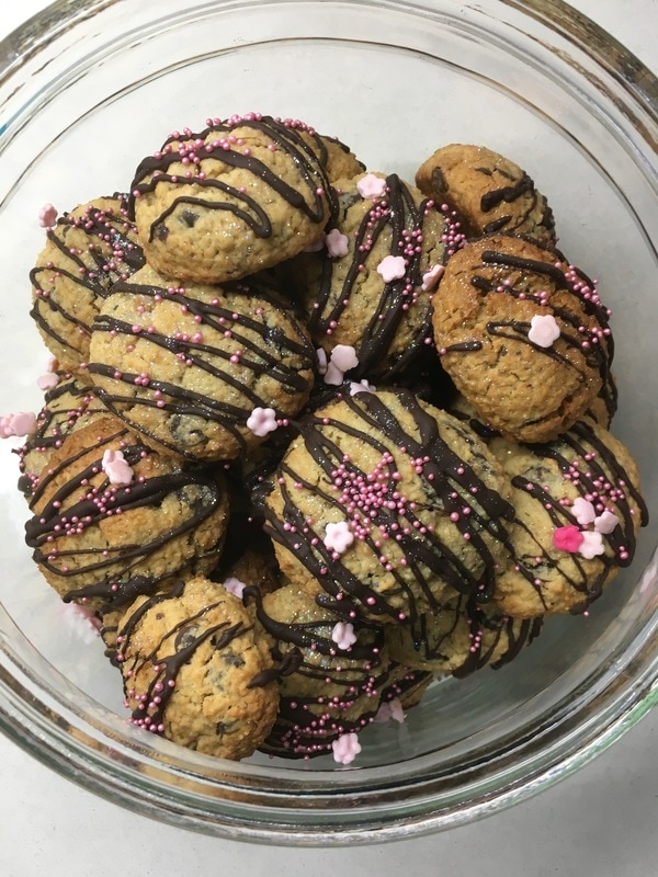 Cookies de Avena Clásicas con decoración de fondant