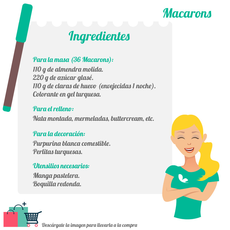 Ingredientes Macarons